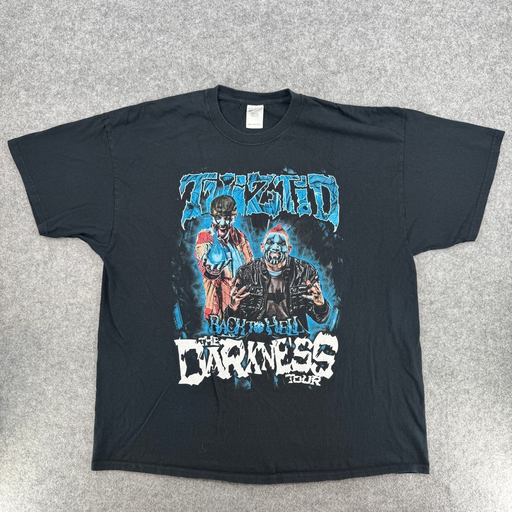 Twiztid Back to Hell The Darkness Tour Black Mens 2XL